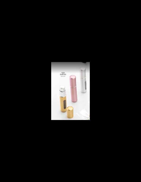 Perfumador aluminio con bomba recarga