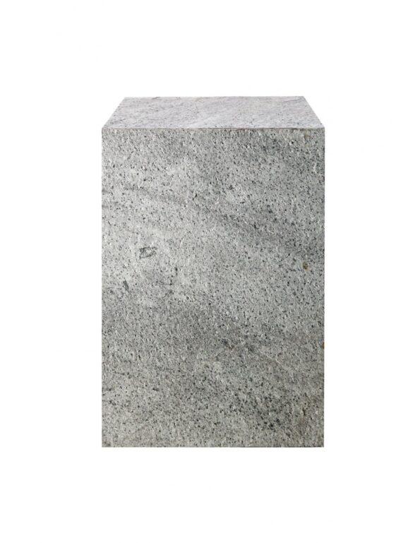MESA AUX. BLOCK ACACIA/PIEDRA 40X40X60 CMS