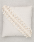 COJIN BLANCO/LINO C/FLECOS POLYESTER