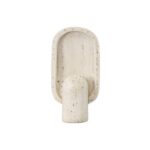 Lámpara sobremesa blanca moderna efecto piedra